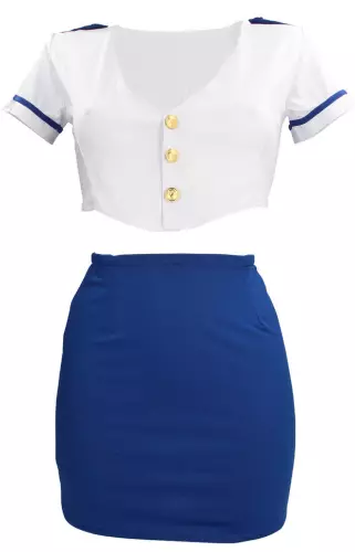Sexy Stewardess Kostüm Stewardness S/M – 3/5