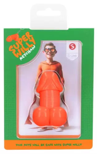 Penis Schlüsselanhänger Super Willy Orange – 2/5