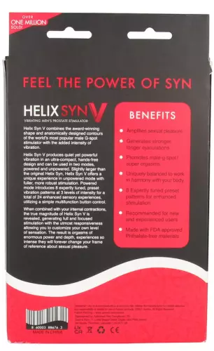 Vibrierender Prostatastimulator Helix Syn V 10 x 2.5cm – 5/5