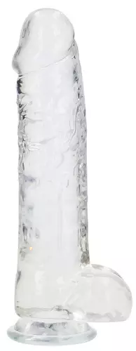 Dildo Crystal Clear Transparent 21 x 5.5cm – 1/6