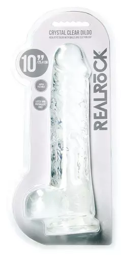 Dildo Crystal Clear Transparent 21 x 5.5cm – 2/6