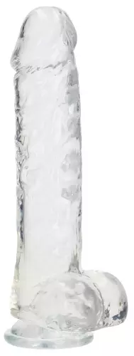 Dildo Crystal Clear Transparent 21 x 5.5cm – 4/6