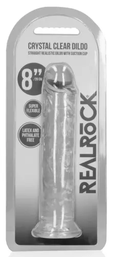 Dildo Transparent Crystal Clear 19.5 x 4.3cm – 2/6