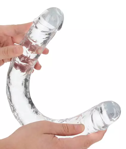Doppeldildo CRYSTALDONG 45 x 4.3cm Transparent – 3/4