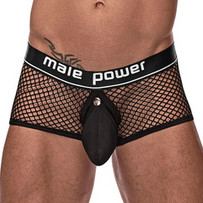 Fishnet Boxer Ring & Short Black
