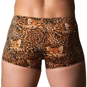 Leoparden Boxer Ring & Short Braun – 2/3