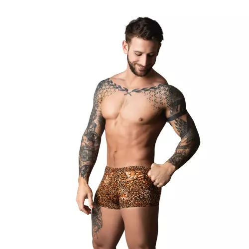 Leoparden Boxer Ring & Short Braun – 3/3