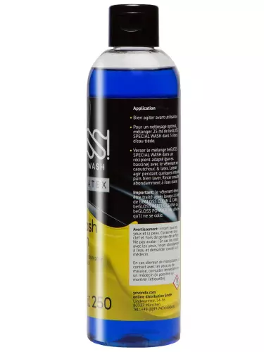 beGloss Reiniger für Latex 250mL – 3/4