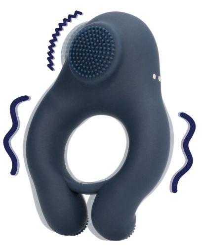 Cockring Vibrant Clitest 35mm Bleu