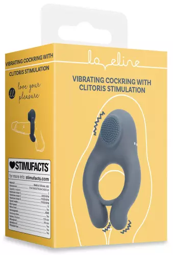 Vibrierender Penisring Clitest 35mm Blau – 2/9