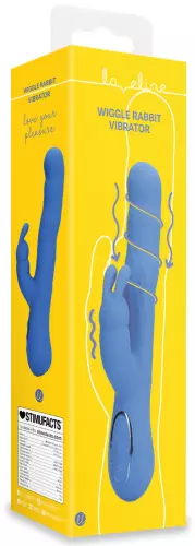 Vibrator Rabbit Jetset 14 x 3.5cm Blau – 2/8