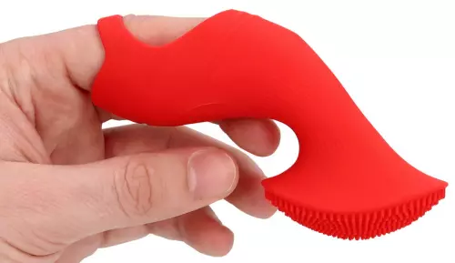 Vibrierender Fingerstall Sonnenaufgang Rot – 6/9