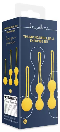 Liebeskugel-Trainingsset Thump Balls Gelb – 2/7