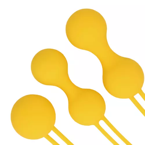 Liebeskugel-Trainingsset Thump Balls Gelb – 6/7