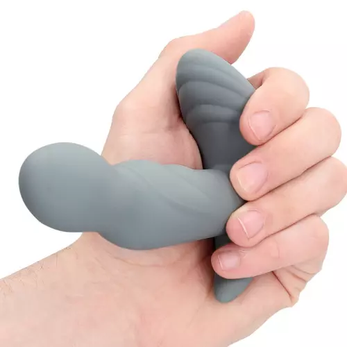 Vibrierbarer rotierender Prostate-Stimulator Gothamey 11.5 x 3.4cm Grau – 6/9