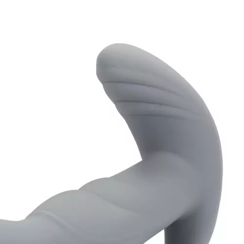 Vibrierbarer rotierender Prostate-Stimulator Gothamey 11.5 x 3.4cm Grau – 8/9