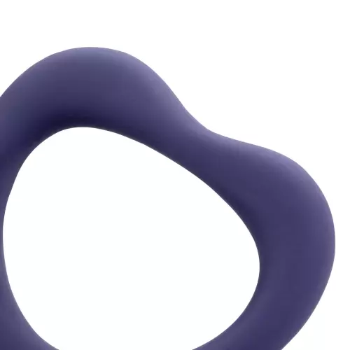 Set mit 2 Herz-Penisringen Silikon Purple Storm Durchmesser 35mm – 7/8