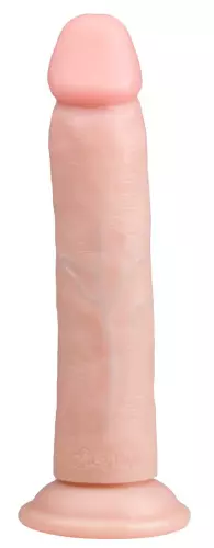Dildo with suction cup 19 x 4.3cm Flesh – 1/5