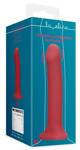 Vibrierender Dildo Palik L 17 x 4.5cm Rot – 2/8