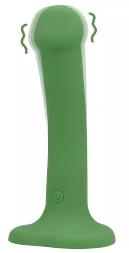 Vibrierender Dildo Palik 14 x 3.4cm Grün – 1/8