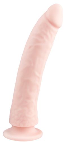 Dildo met zuignap Gebogen vorm 19 x 4.5cm