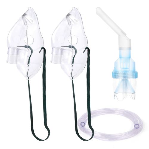 Masques d'inhalation transparents - Lot de 2
