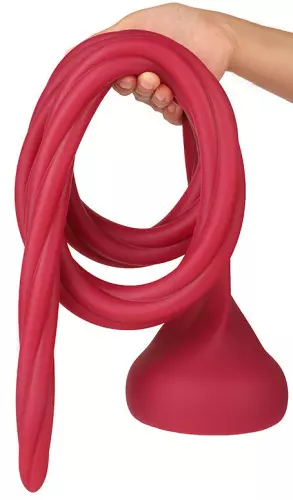 Dildo Marsup 150 x 3,5 cm Rot – 1/4