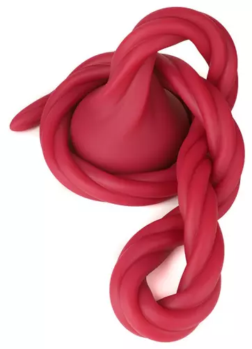 Dildo Marsup 150 x 3,5 cm Rot – 2/4