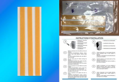 Kit adhésif double face ULTRAFIX FORTE pour distributeur de lubrifiant