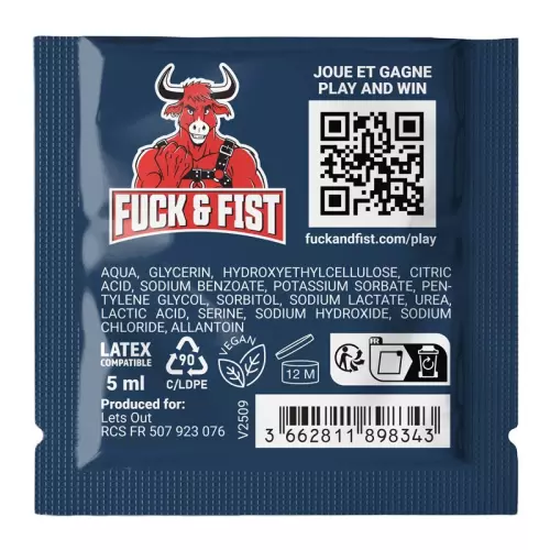 Gleitöl-Portion Fuck & Fist Water 5 ml x10 – 2/2