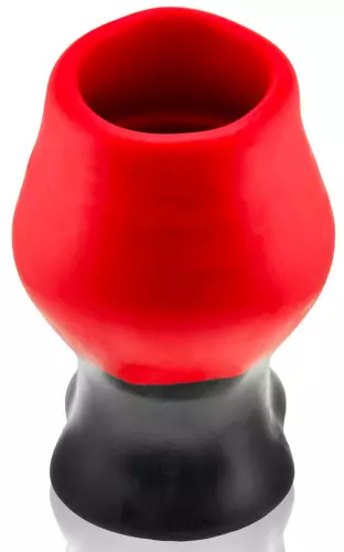 Tunnelplug Super Max Pighole XXXL Schwarz-Rot 15 x 11,5 cm – 2/8