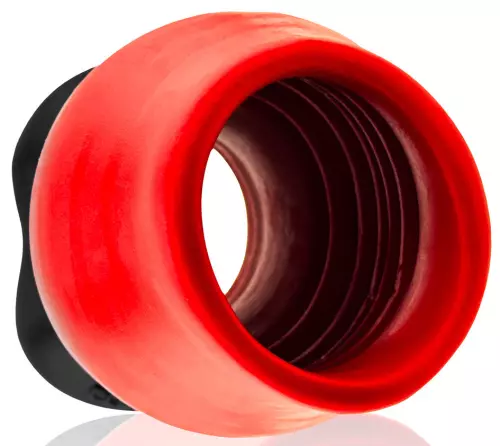 Tunnelplug Super Max Pighole XXXL Schwarz-Rot 15 x 11,5 cm – 6/8
