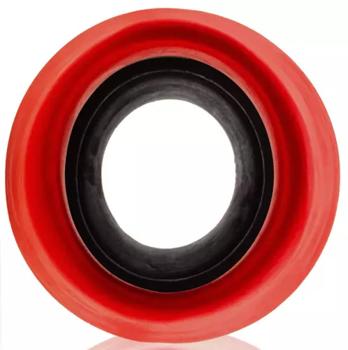 Tunnelplug Super Max Pighole XXXL Schwarz-Rot 15 x 11,5 cm – 7/8