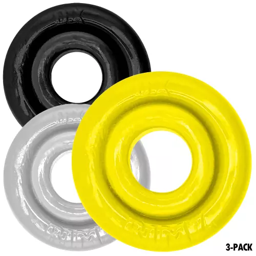 Set aus 3 farbigen Cockrings Rimringz – 1/4