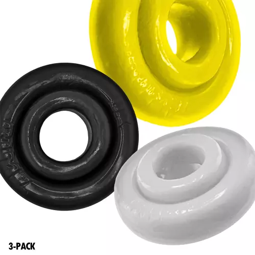 Set aus 3 farbigen Cockrings Rimringz – 2/4