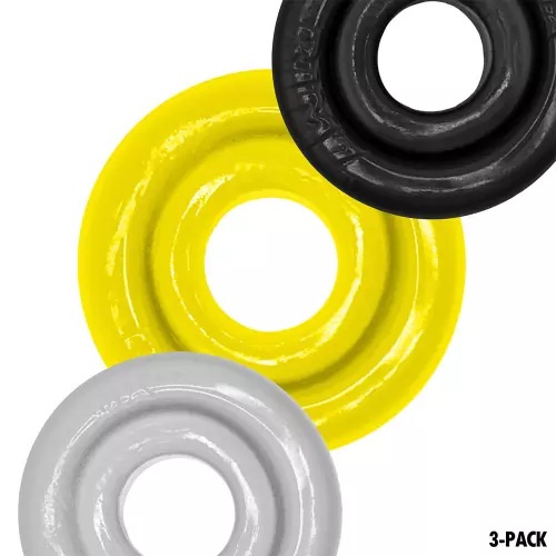 Set aus 3 farbigen Cockrings Rimringz – 3/4