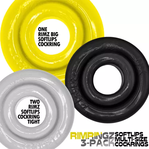 Set aus 3 farbigen Cockrings Rimringz – 4/4