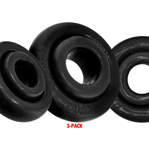 Set aus 3 schwarzen Cockrings Rimringz – 4/4