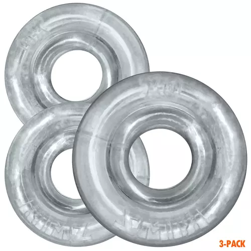 Set aus 3 transparenten Cockrings Rimringz – 1/4