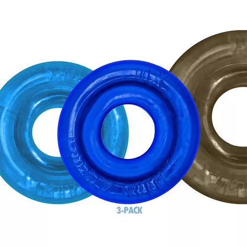 Set aus 3 grau-blauen Cockrings Rimringz – 4/4