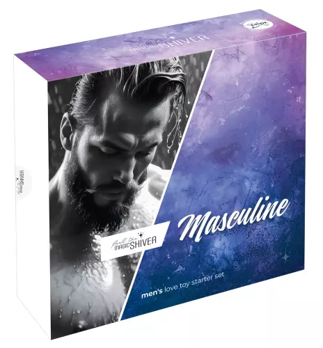 Sextoys-Set Masculine 4 schwarze Accessoires – 1/8
