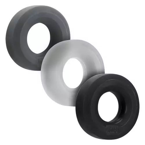 Penisringe Silikon Huj x3 25 mm Dunkel – 1/15