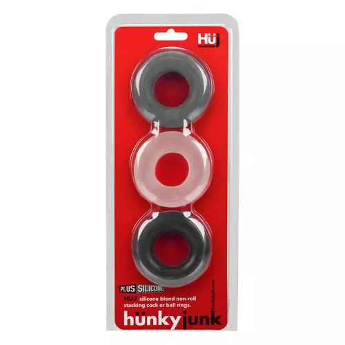 Penisringe Silikon Huj x3 25 mm Dunkel – 2/15