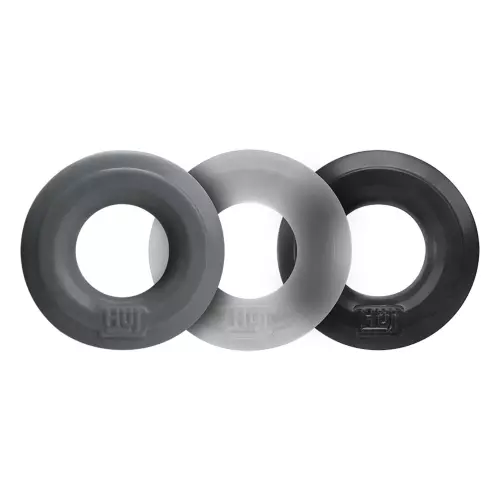 Penisringe Silikon Huj x3 25 mm Dunkel – 3/15