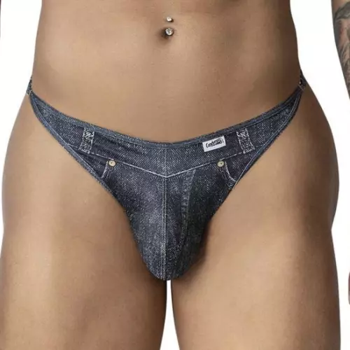 String Cowboy Denim Schwarz – 1/7