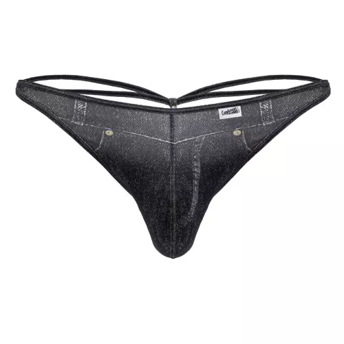 String Cowboy Denim Schwarz – 4/7