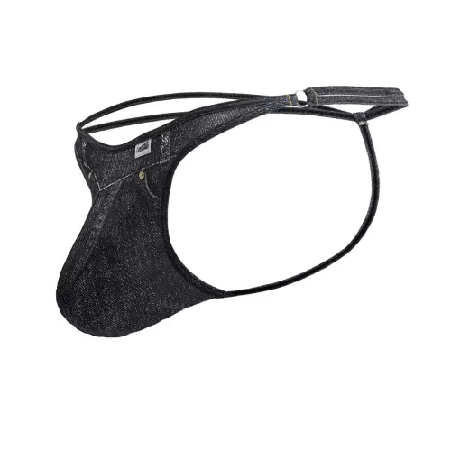 String Cowboy Denim Schwarz – 5/7