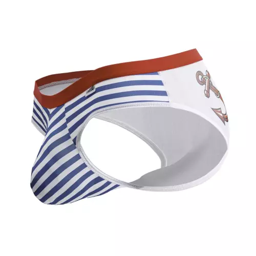 Slip Sailoris Weiß Navy – 5/9