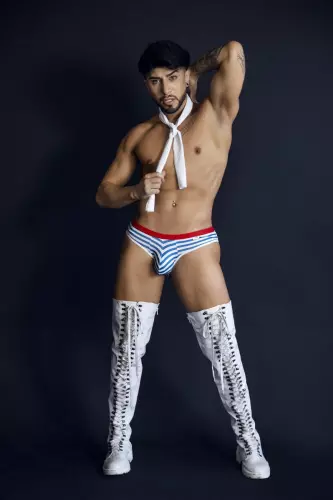Slip Sailoris Weiß Navy – 7/9