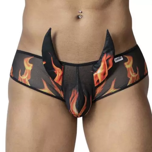Shorty Teufel DEMONIS Schwarz-Flamme – 1/13